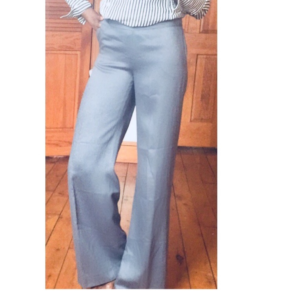 Oscar De La Renta - high rise flare dress pants